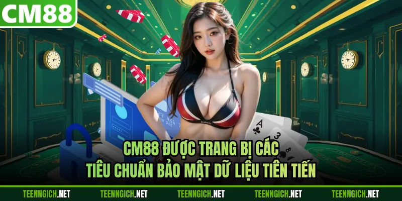 CM88 được trang bị các tiêu chuẩn bảo mật dữ liệu tiên tiến