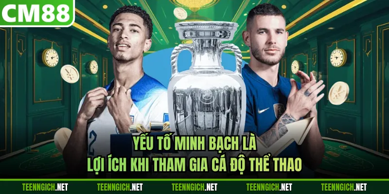 Yếu tố minh bạch là lợi ích khi tham gia cá độ thể thao